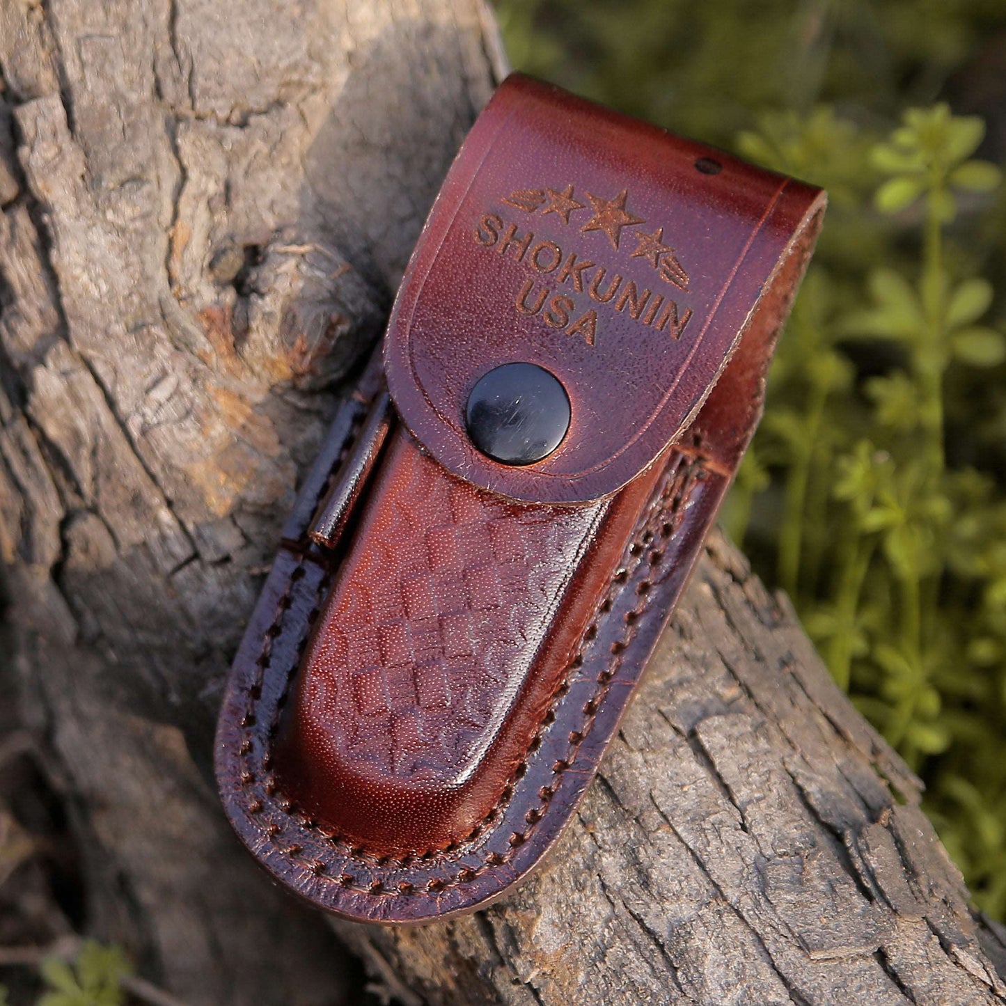 Expedition Gentlemans Damascus Pocket Knife with Pakka Wood Handle
