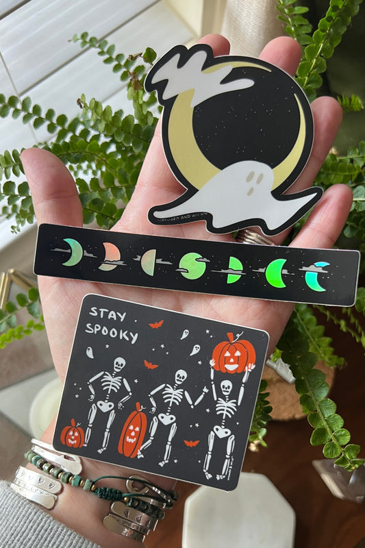 Ghost Moon sticker