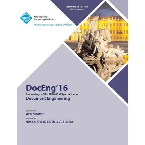 DocEng 16 ACM Symposium on Document Engineering
