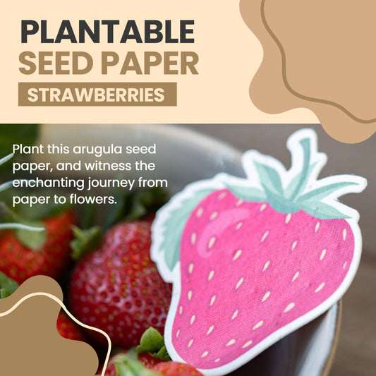 Strawberry Plantable Seed Paper