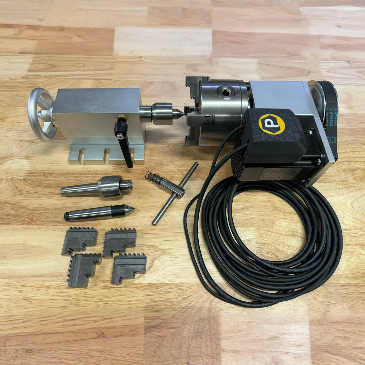 🔄 4th Axis Rotary System – Plug & Play for PwnCNC & Masso - 🆕 New Arrivals, All Products, Products from PwnCNC, 🛠️ Tools + Hardware - Little Red General Store