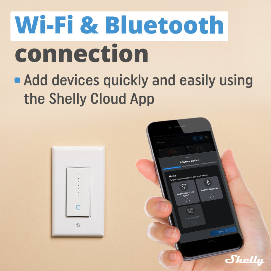 Shelly Plus Wall Dimmer 4-pack