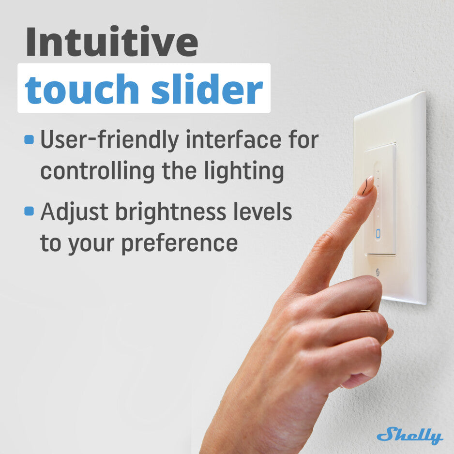 Shelly Plus Wall Dimmer 4-pack