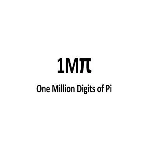 One Million Digits of Pi: Computation of 1000000 digits of Pi