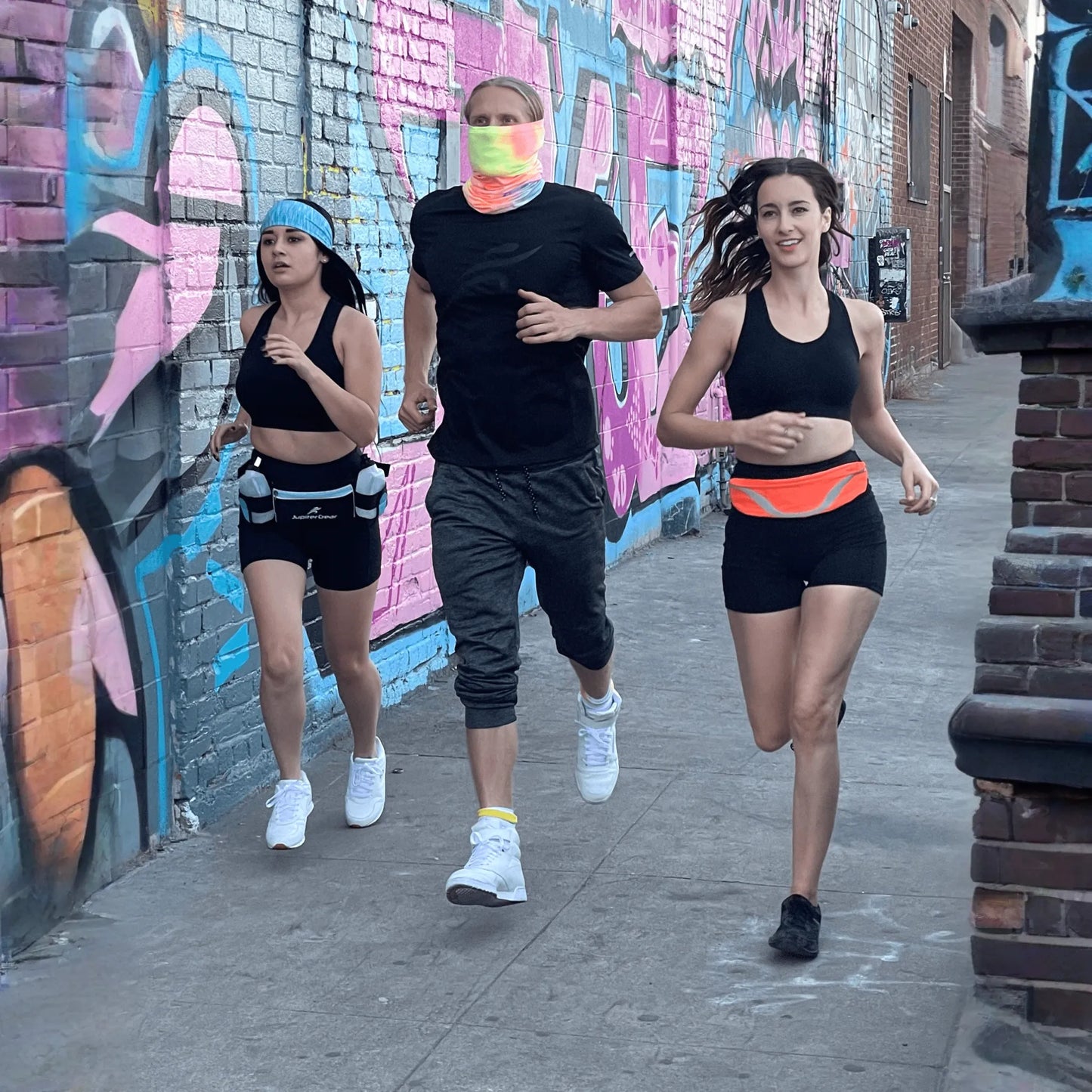 Jolie High-Waisted Athletic Shorts with Hip Pockets