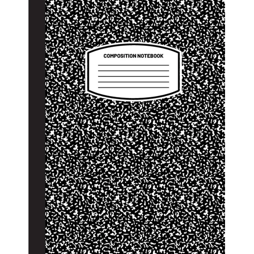 Classic Composition Notebook: (8.5x11) Wide Ruled Lined Paper Notebook Journal (Black) (Notebook for Kids, Teens, Students, Adults) Back to School and