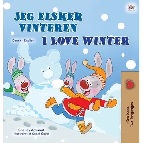 I Love Winter (Danish English Bilingual Children's Book)