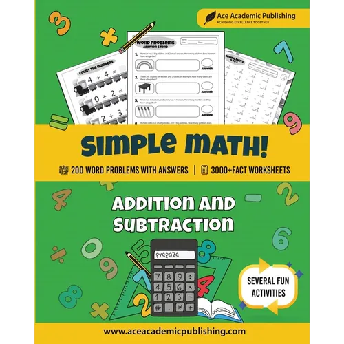 Simple Math: Addition and Subtraction Workbook