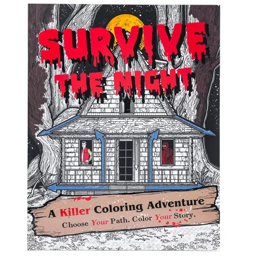 Survive the Night: A Killer Coloring Adventure