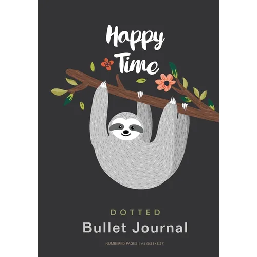 Happy Time - Dotted Bullet Journal: Medium A5 - 5.83X8.27