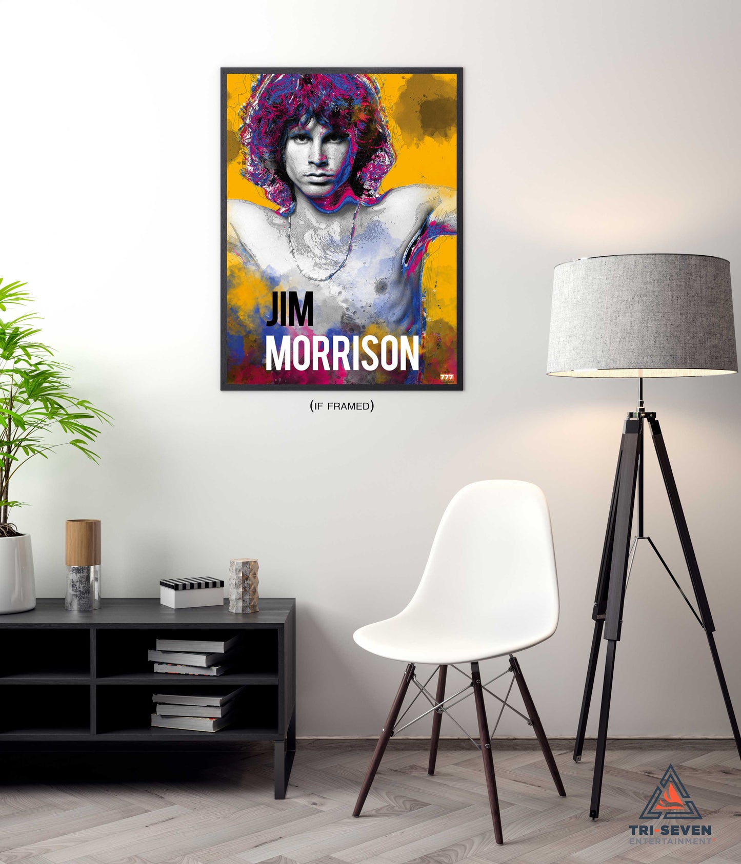 Jim Morrison Poster Music Wall Art Print (18"x24")