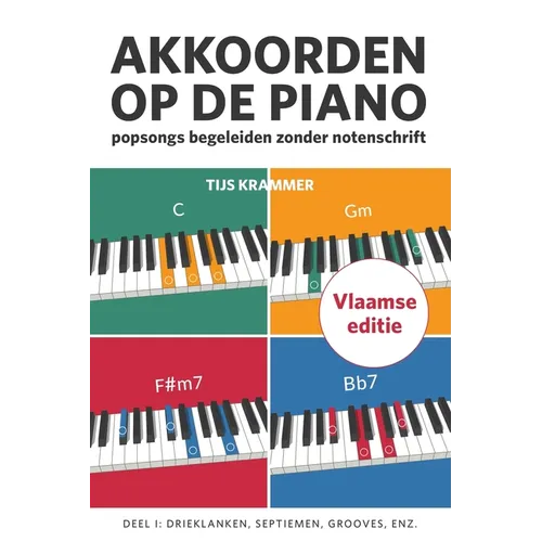 Akkoorden op de piano, deel I, Vlaamse editie