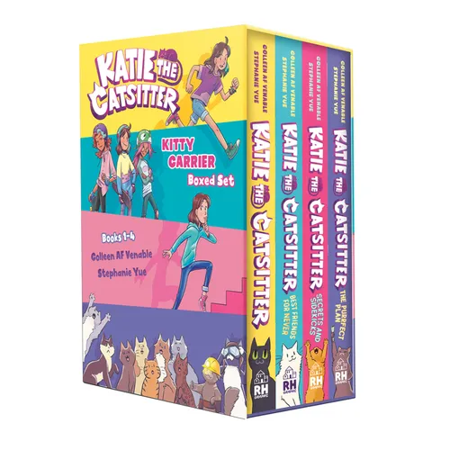 Katie the Catsitter: Kitty Carrier Box Set (Books 1-4): Katie the Catsitter; Best Friends for Never; Secrets and Sidekicks; The Purrfect Plan (a Graph