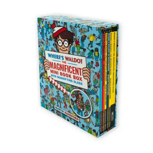 Where's Waldo? the Magnificent Mini Boxed Set: (A Compact, Travel-Sized Box Set of 5 Hidden Object Activity Books, Packed with Search & Find Puzzle Ad