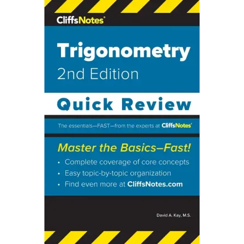 CliffsNotes Trigonometry: Quick Review