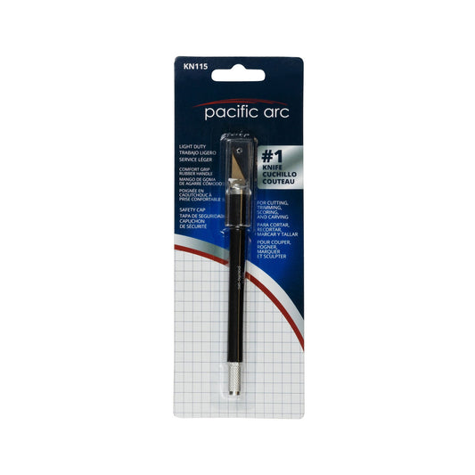 Pacific Arc Professional Art Knife with grip, Sharp no. 11 Art Blade,  Razor Knife, Exacto Craft Knives, with cap - Perfect for office and home