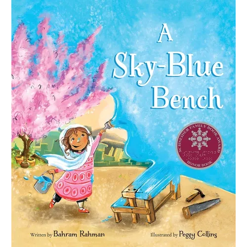 A Sky-Blue Bench