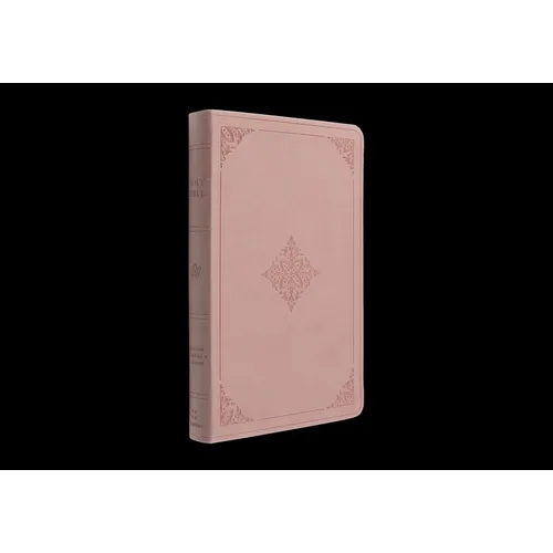 ESV Large Print Value Thinline Bible (Trutone, Blush Rose, Fleur-De-Lis Design)