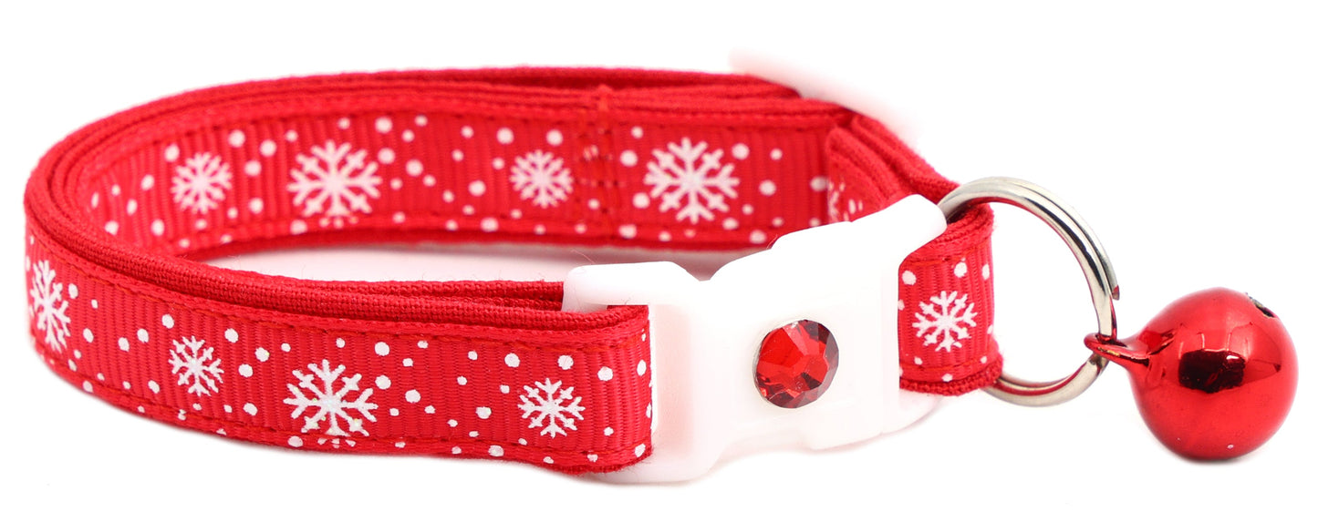 Snow Flurries Breakaway Cat Collar