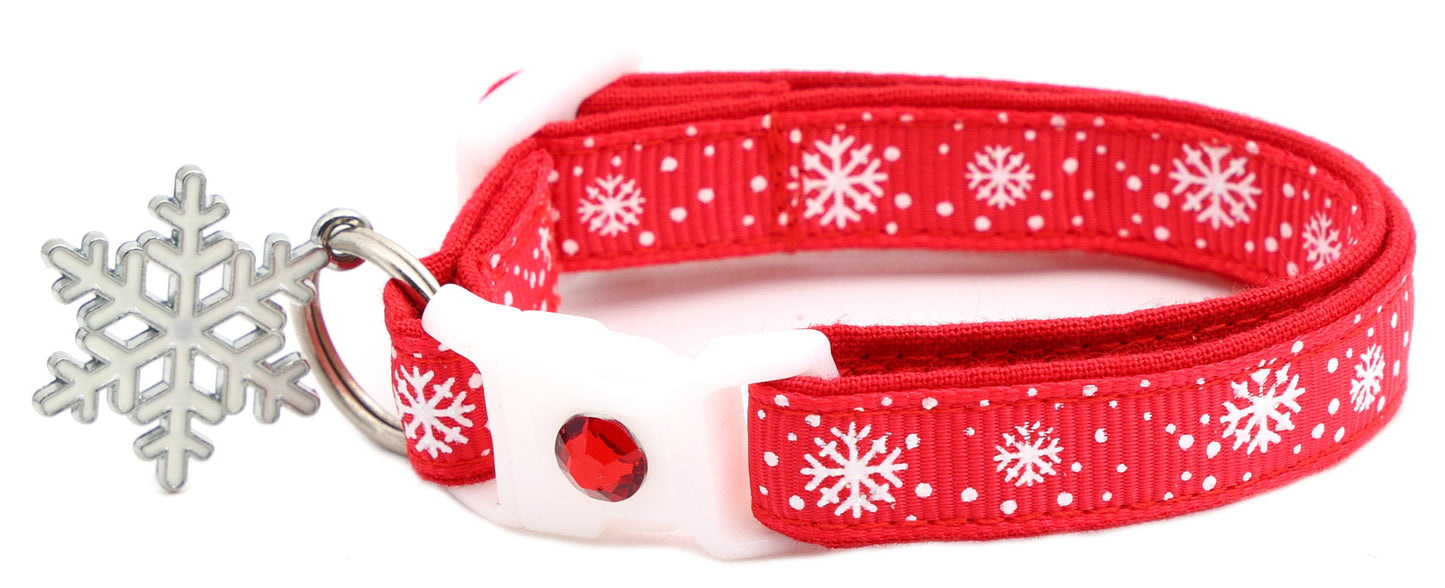 Snow Flurries Breakaway Cat Collar