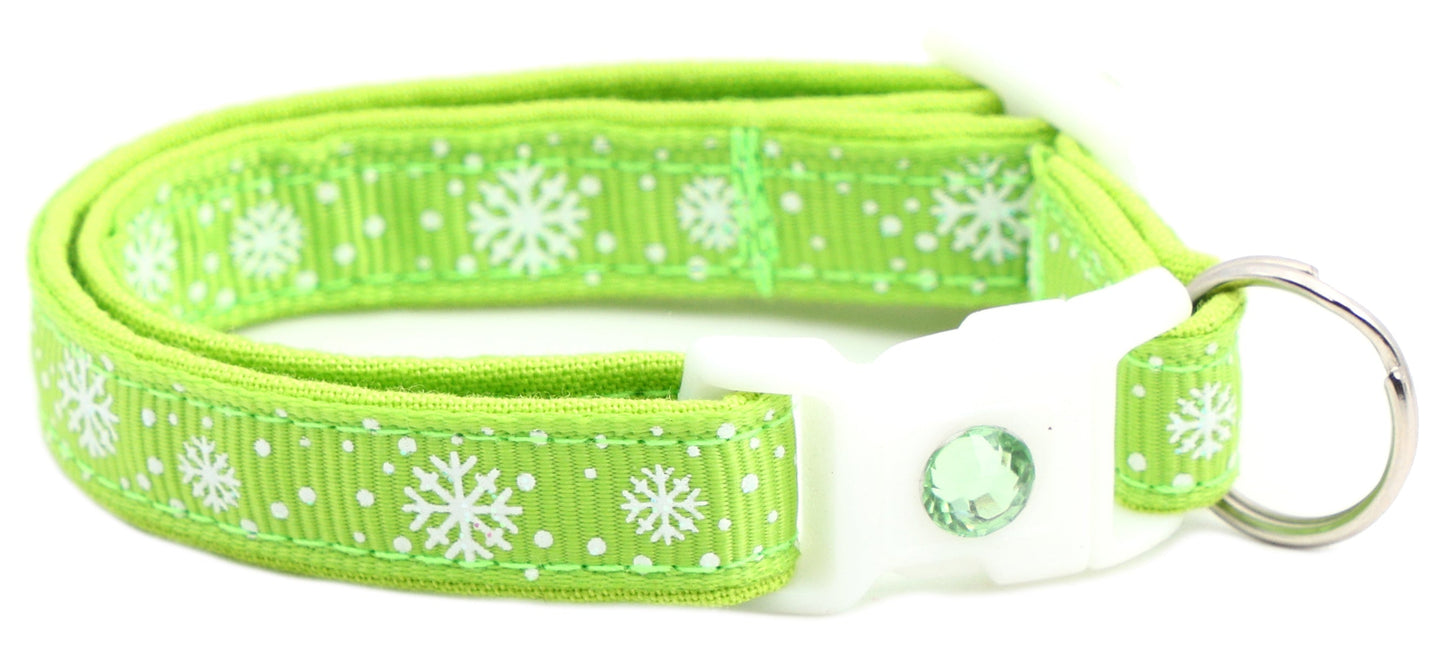 Snow Flurries Breakaway Cat Collar