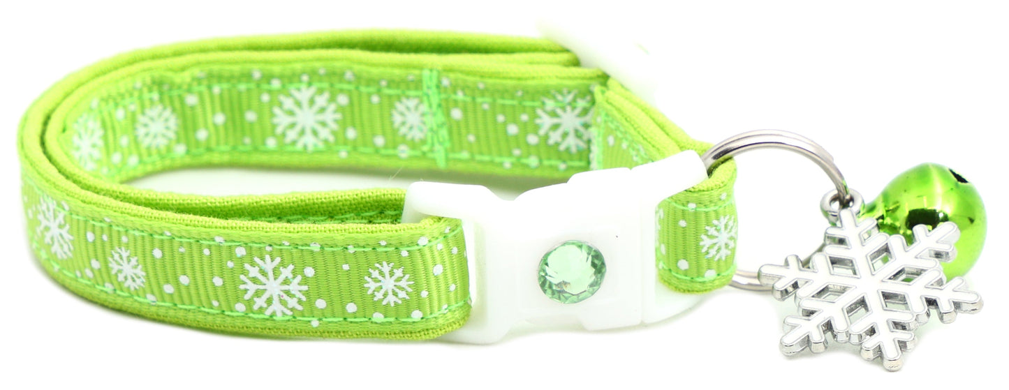 Snow Flurries Breakaway Cat Collar