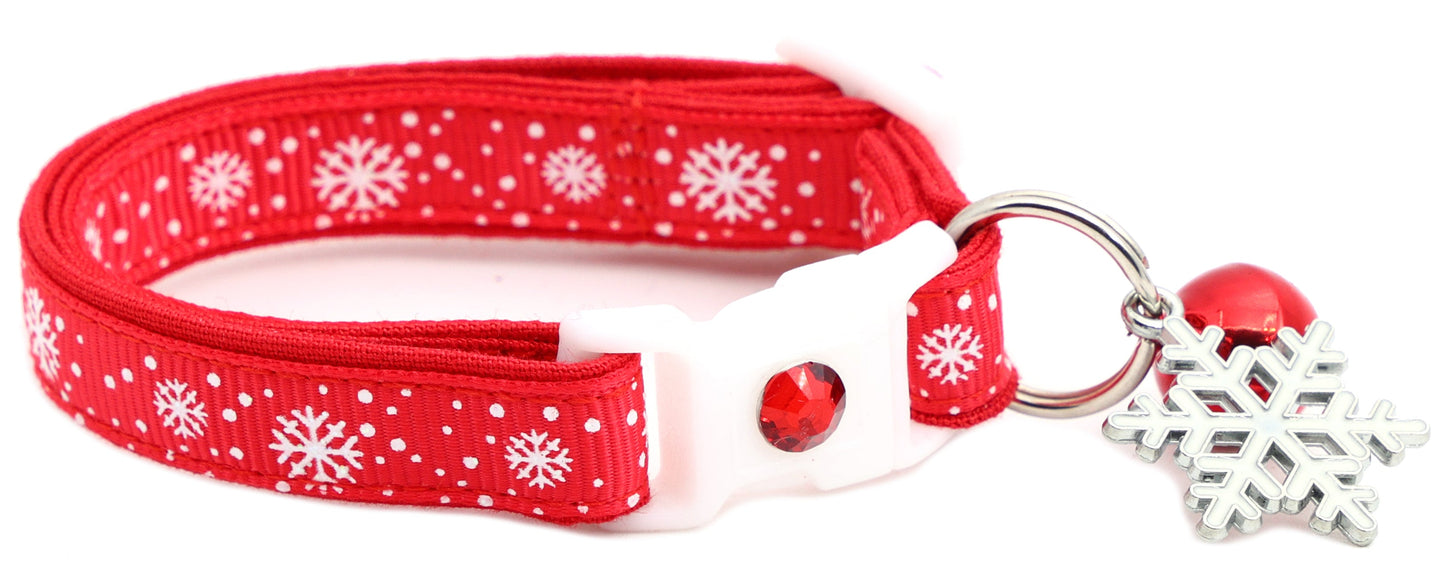 Snow Flurries Breakaway Cat Collar
