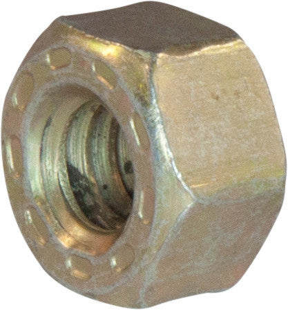 3/8-24 L9 Hex Nut Alloy Cadmium Yellow and Wax Coated Domestic USA (3000)
