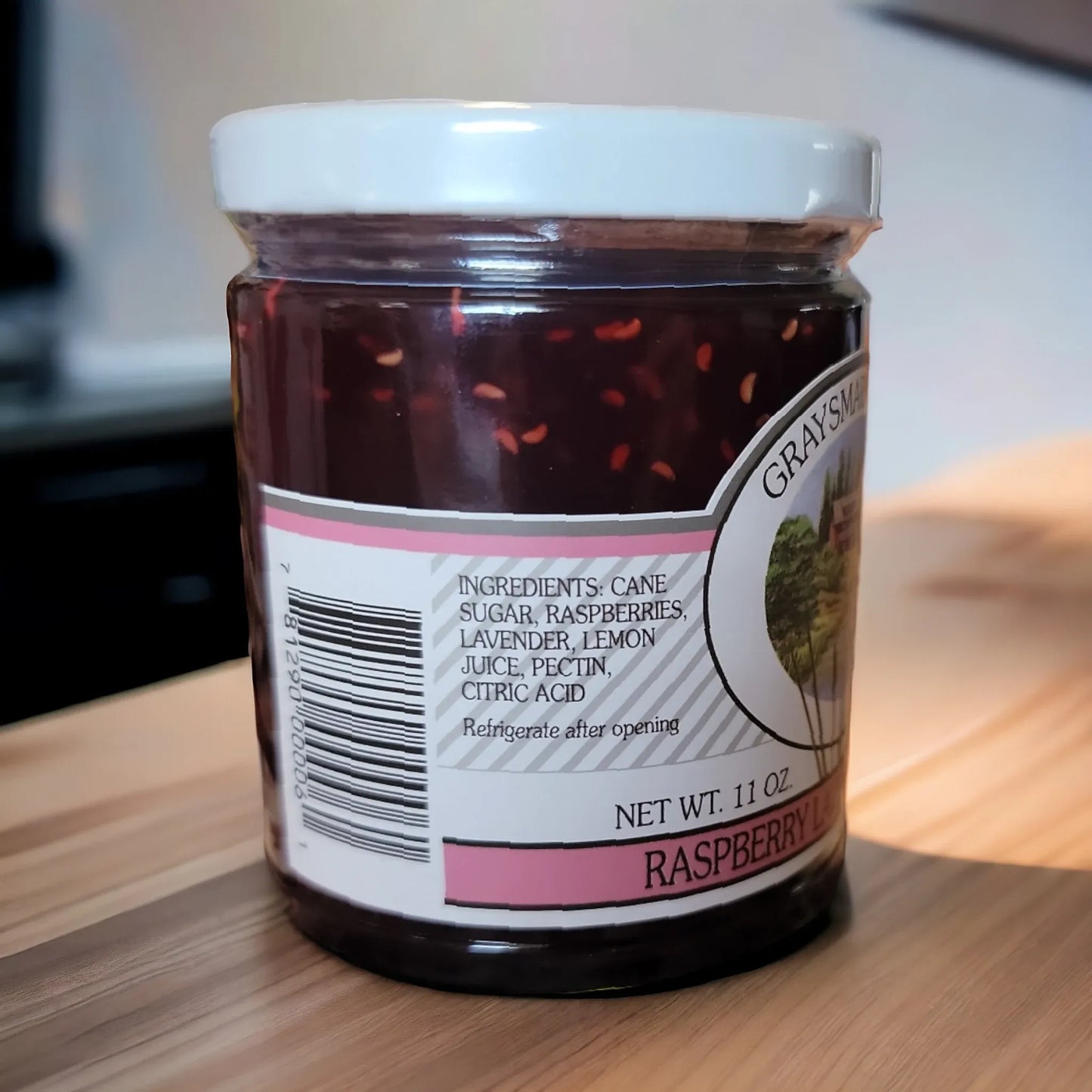 Gourmet Raspberry Lavender Preserve Jam - Herb Infused Spread