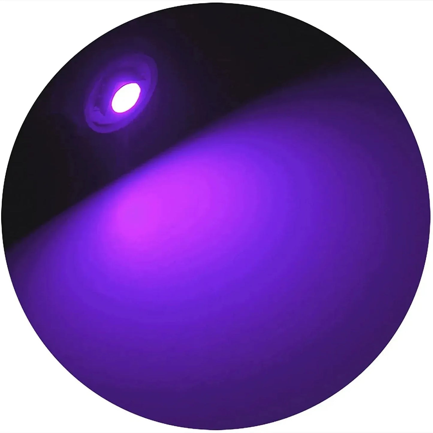 LED Wedge Arcade Pinball Machine Light Bulb 1SMD T10 #555 6.3V AC / DC (10PCS)