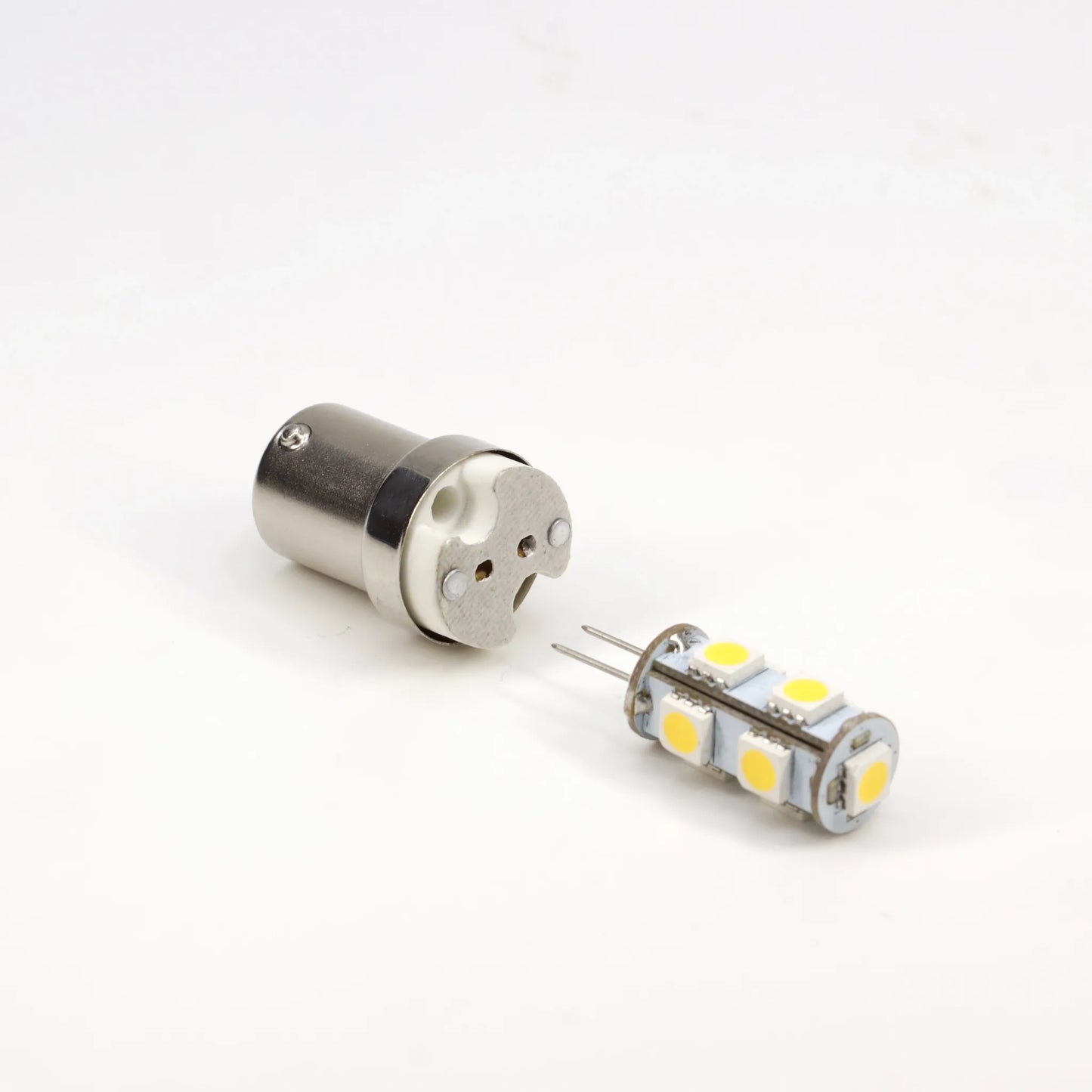 G4 to BA15S BA15D LED Auto Bulb Adapter