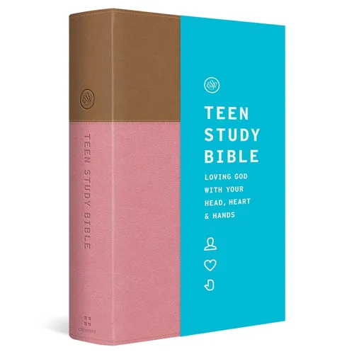 ESV Teen Study Bible (Trutone, Blush/Caramel)