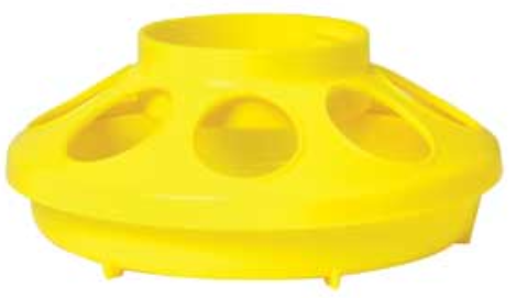 FEEDER BASE 1 QT. - YELLOW