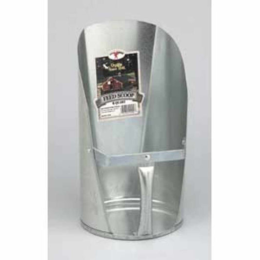 SCOOP 6QT. GALVANIZED 12/CS