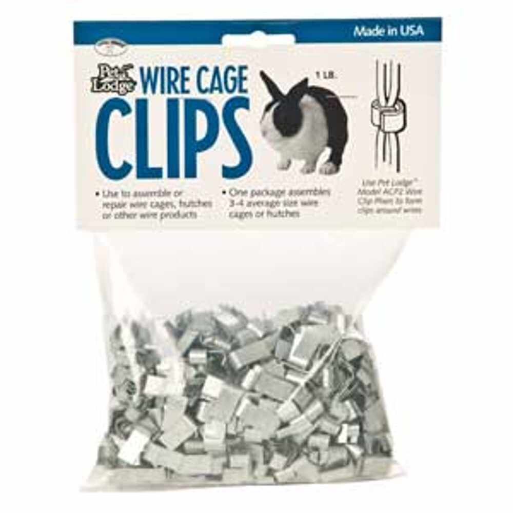 Wire Cage Clips 1lb 12/Cs