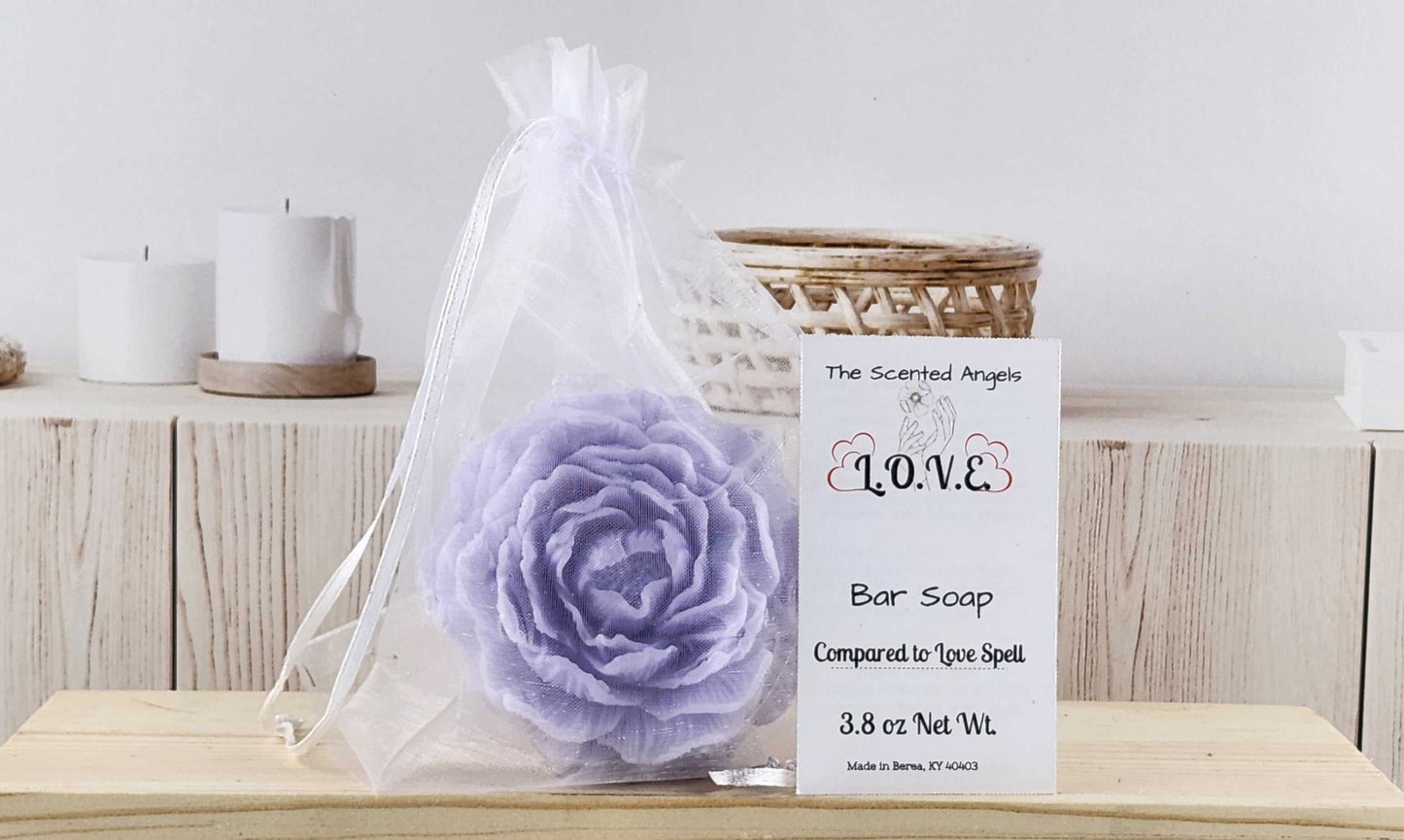 L.O.V.E. Peony Flower Soap