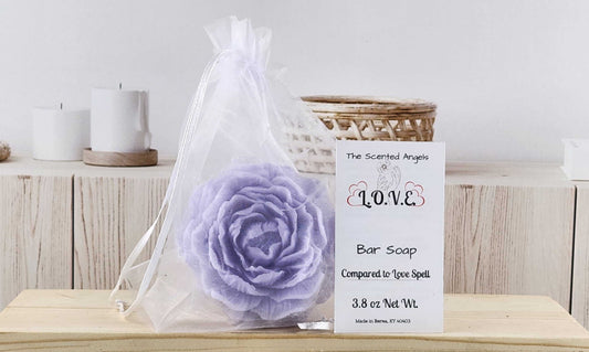 L.O.V.E. Peony Flower Soap