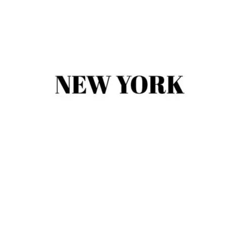 New York Hardcover White Decorative Book for Decorating Shelves, Coffee Tables, Home Decor, Stylish World Fashion Cities Design
