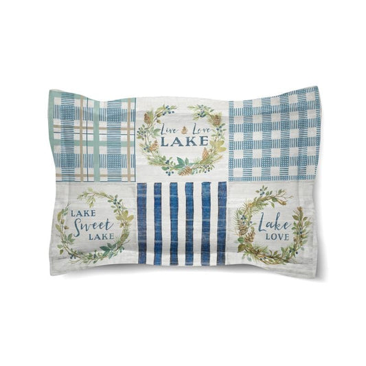 Lakefront Cottage King Sham