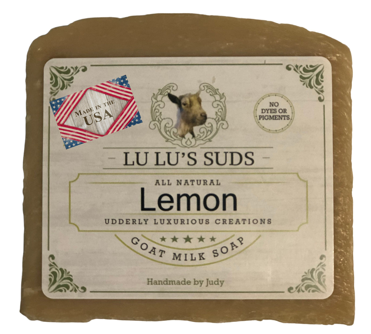 Lemon Goat Milk Soap 5 oz.