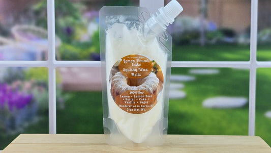 Lemon Pound Cake Soy Wax Melts (Clamshells & Squeezable Wax)