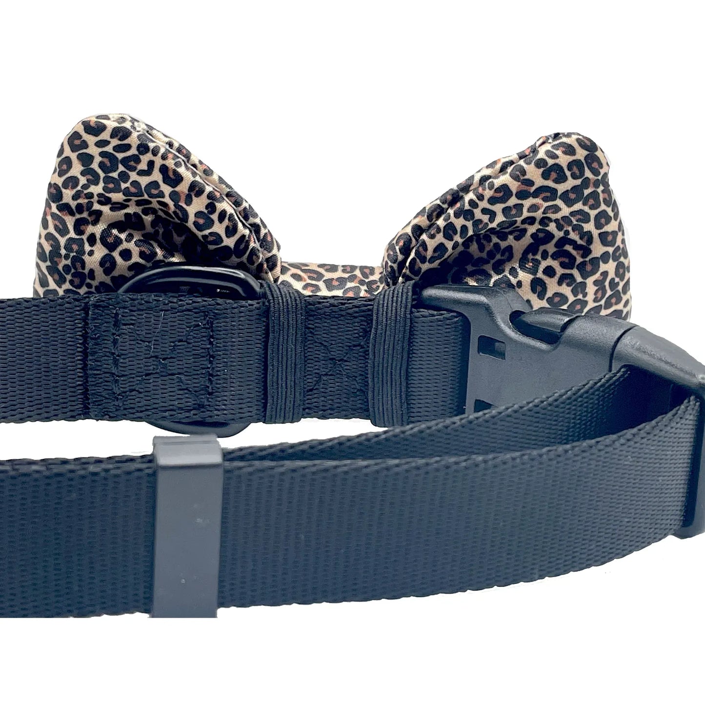 Leopard Print Dog Bow Tie
