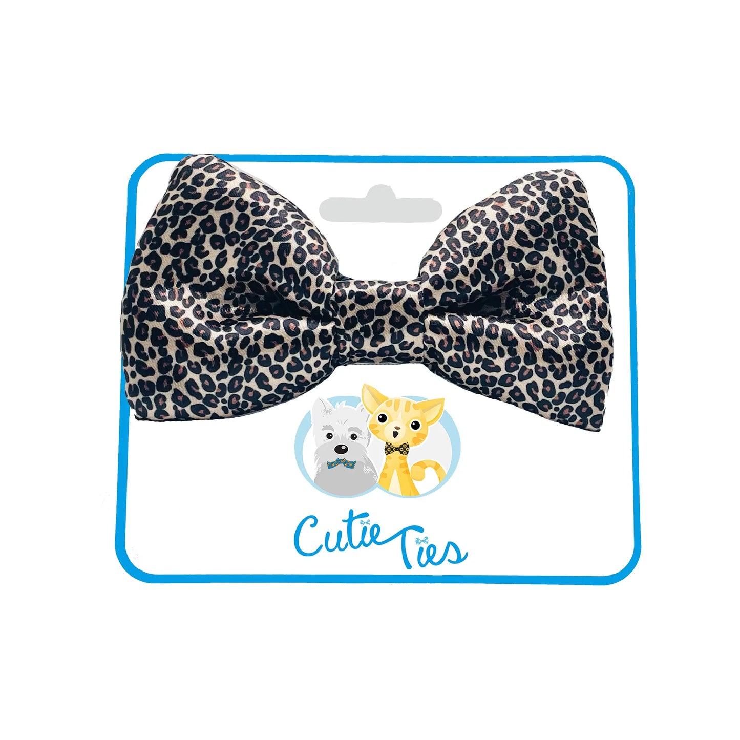 Leopard Print Dog Bow Tie