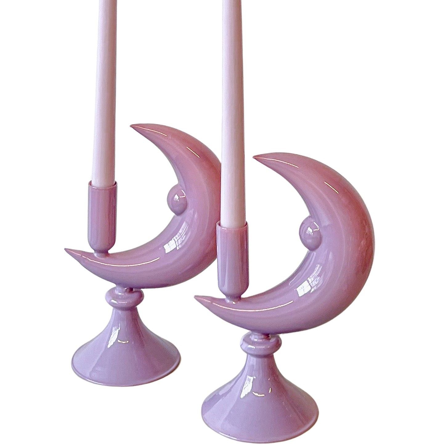 Extra Tall Lilac Hush Taper Candle,  1 Case of 25 Candles (4 in each pack)