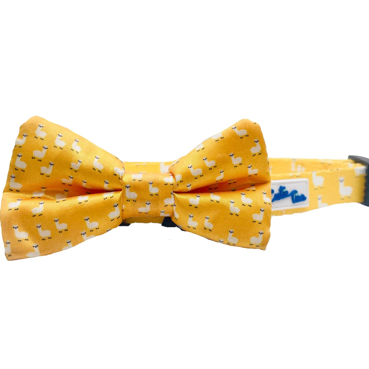 Llama Yellow Dog Bow Tie