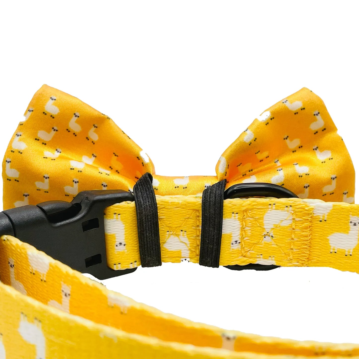 Llama Yellow Dog Bow Tie