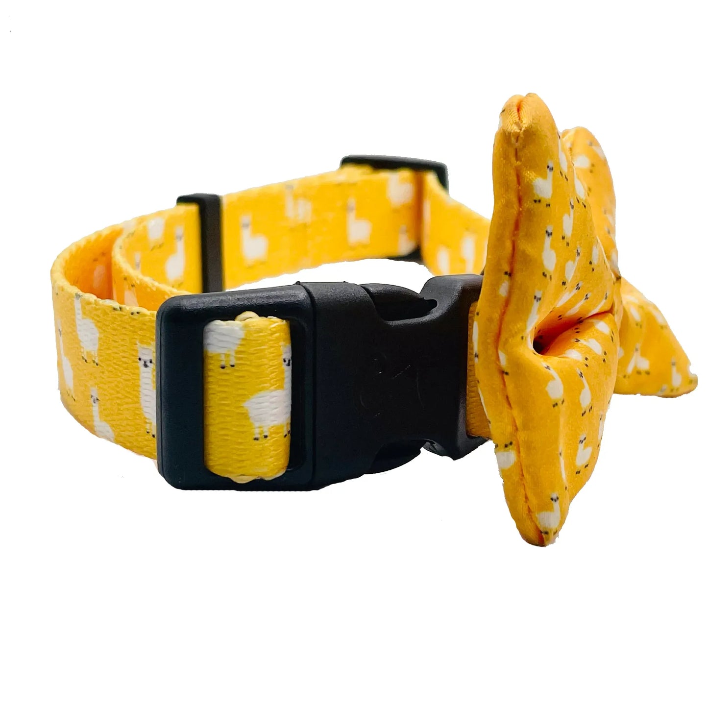 Llama Yellow Dog Bow Tie