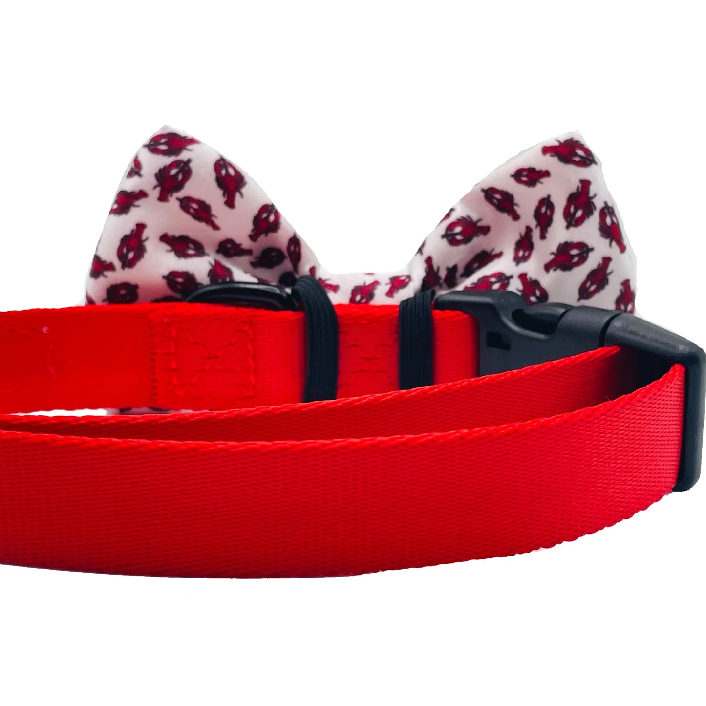 Lobster White Dog Bow Tie
