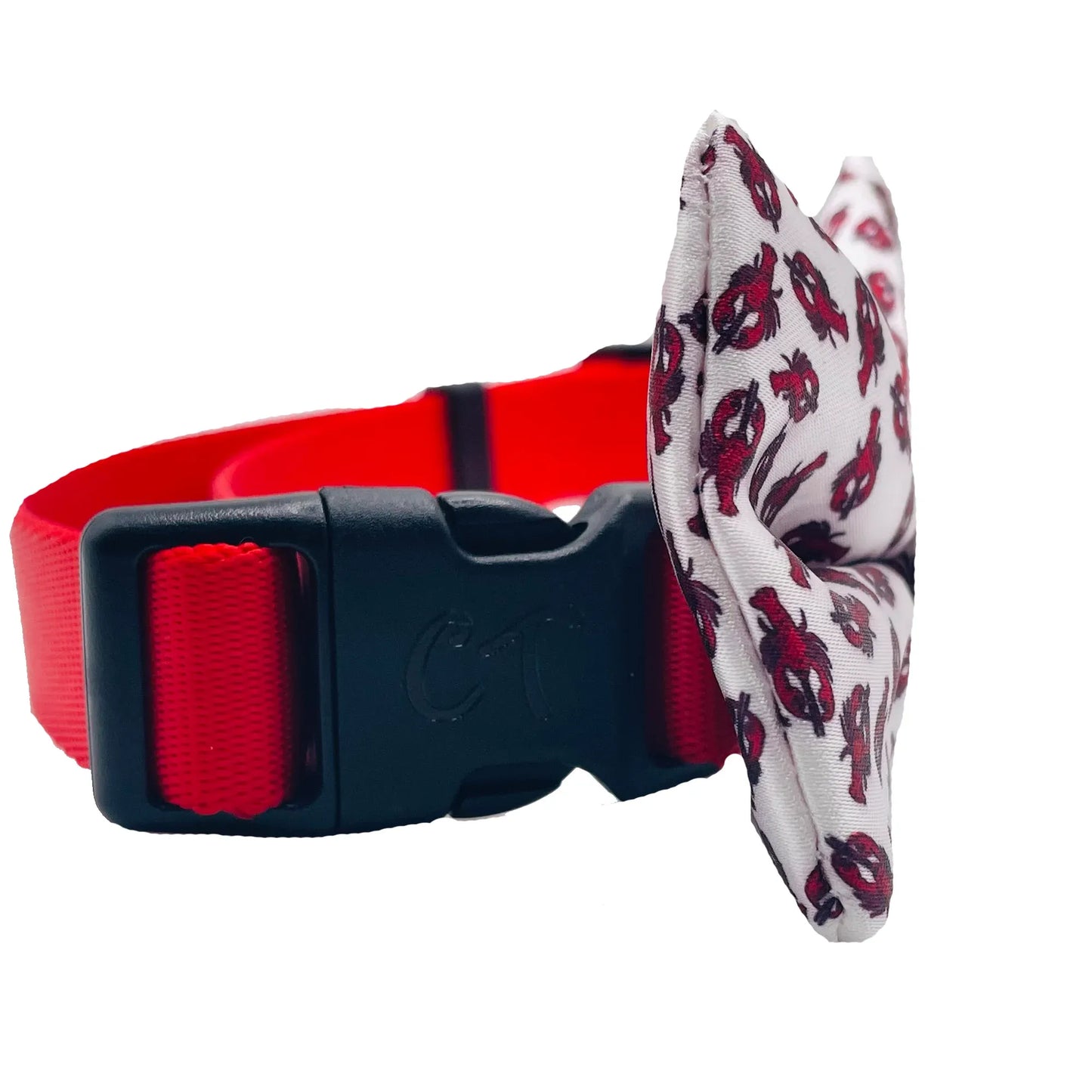 Lobster White Dog Bow Tie