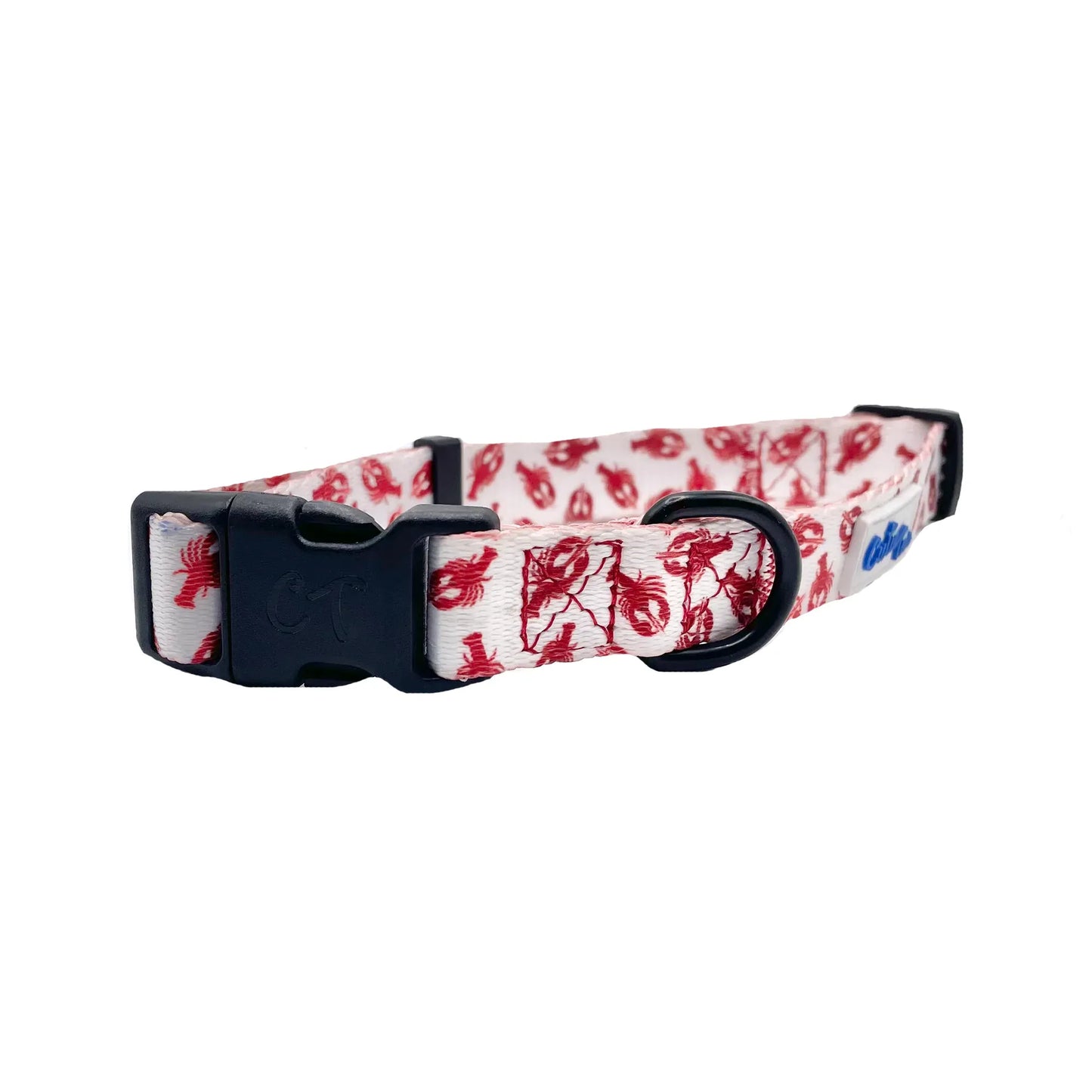 Lobster White Dog Collar